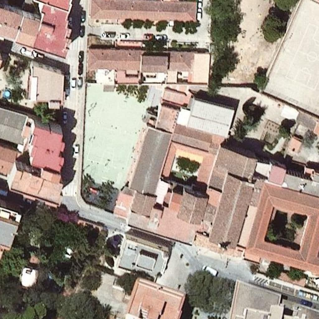 Aerial view of the grounds of Vedruna Valls