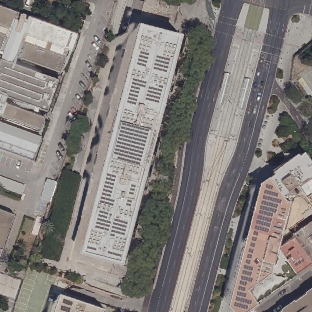 Aerial view of the grounds of Camilín