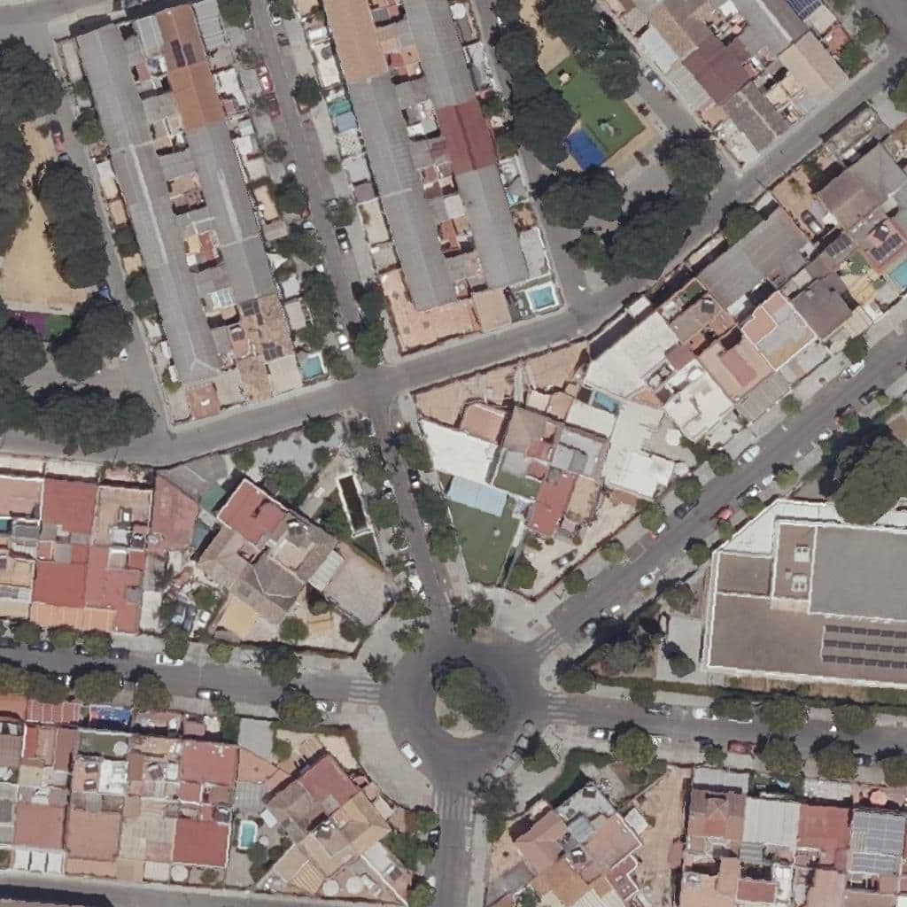 Aerial view of the grounds of Mis Sueños 2