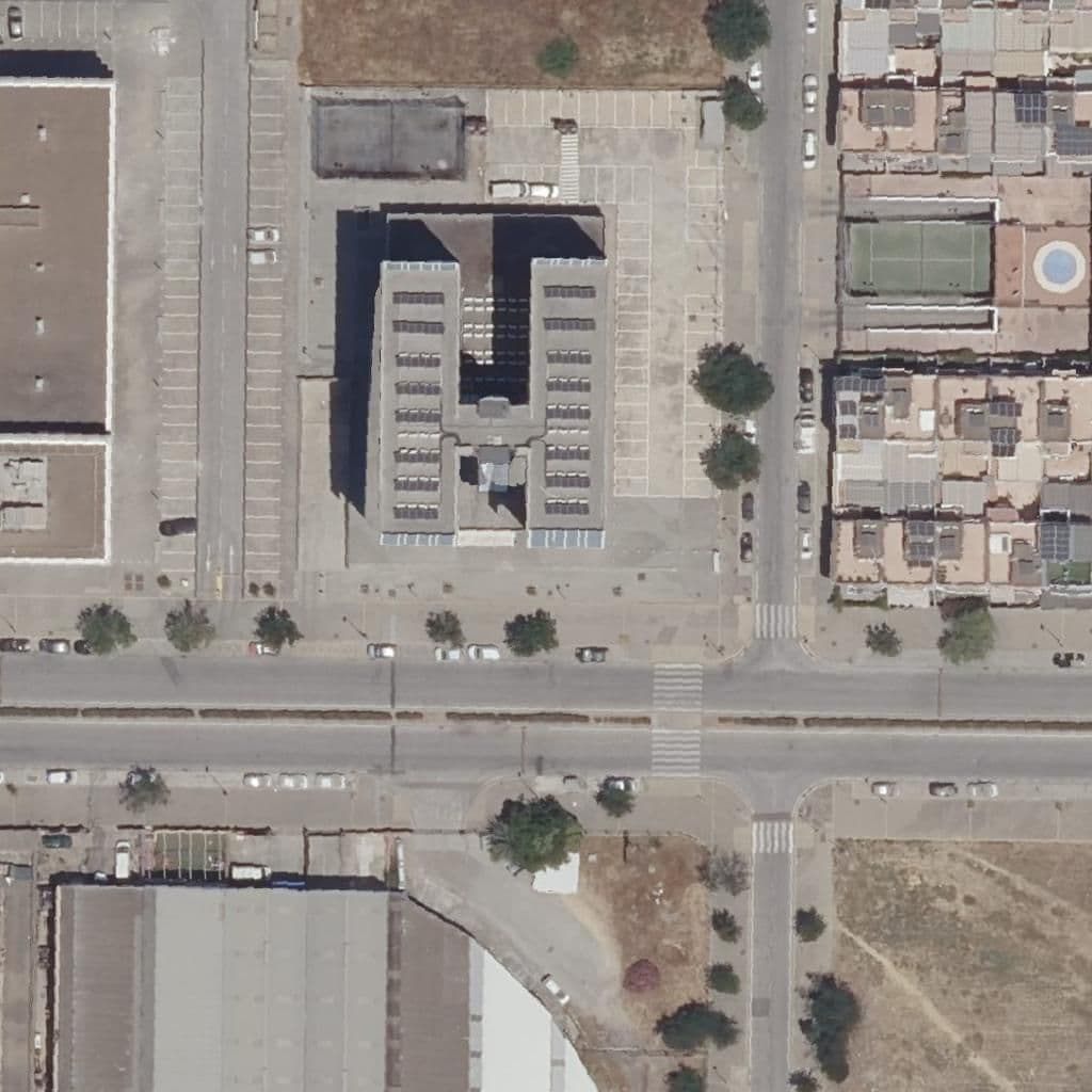 Aerial view of the grounds of Instituto Superior De Formación Profesional Sanitaria Claudio Galeno
