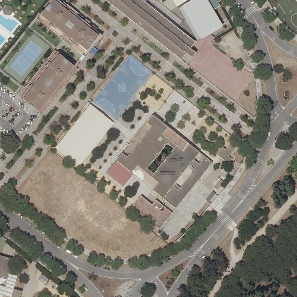 Aerial view of the grounds of Chiqui