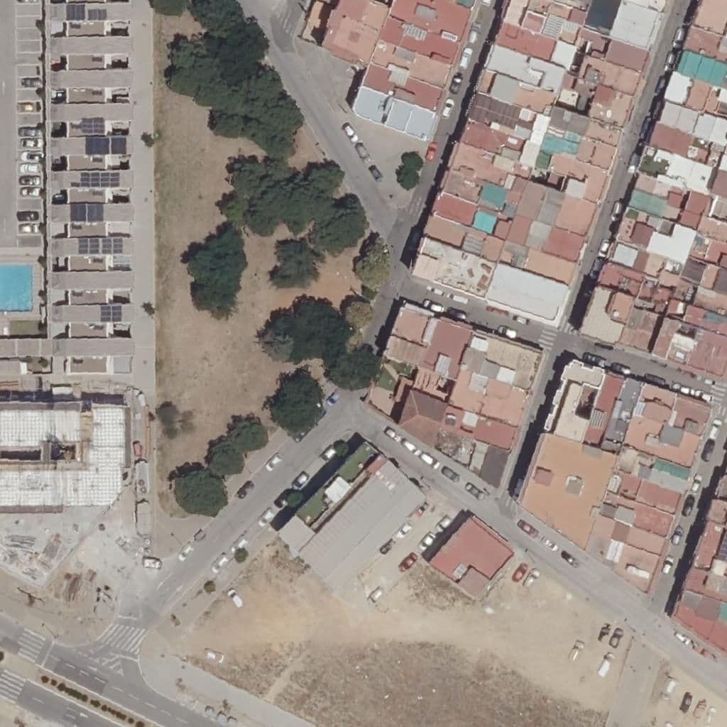 Aerial view of the grounds of Pikabú
