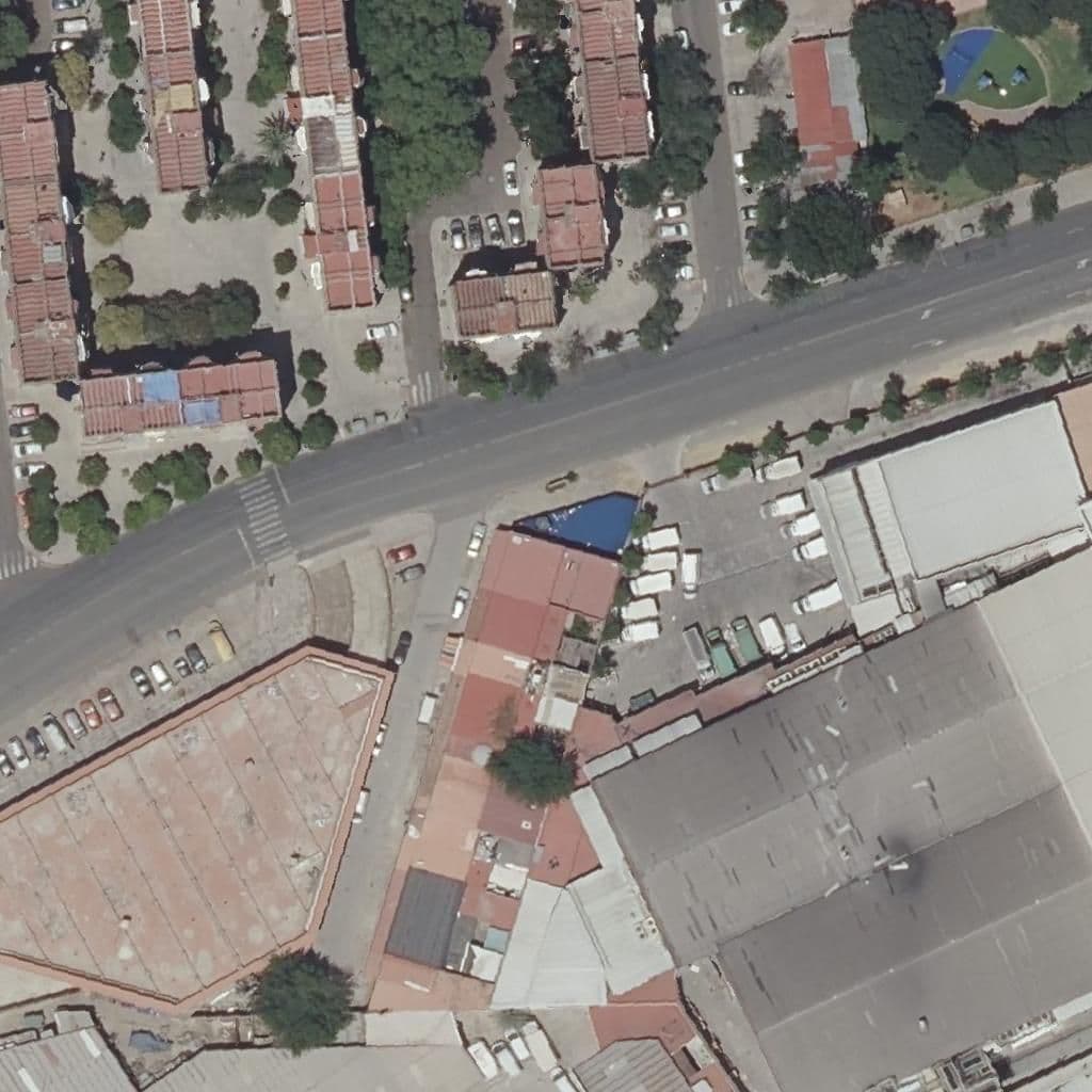 Aerial view of the grounds of Mis Mochuelos