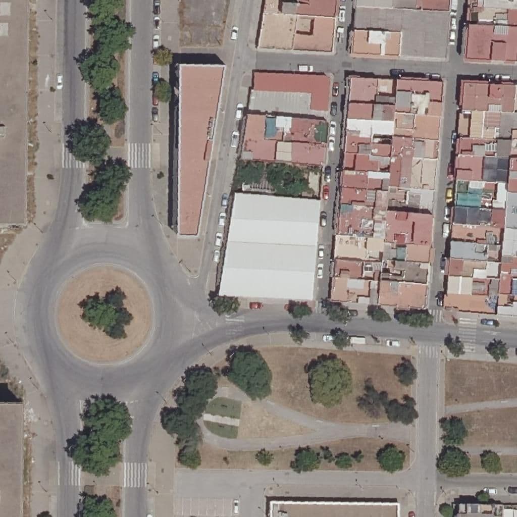 Aerial view of the grounds of Huellitas De Colores