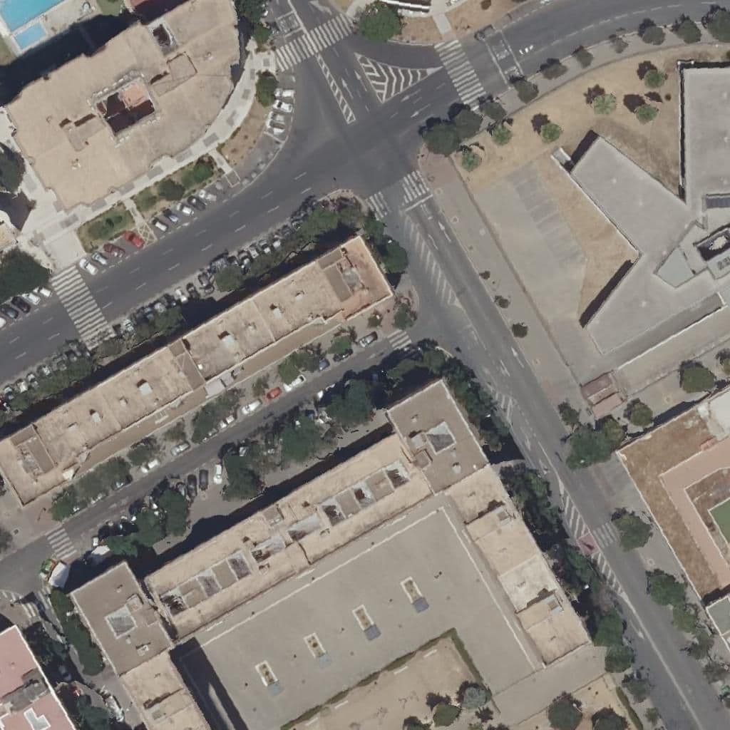 Aerial view of the grounds of El Duende Mágico