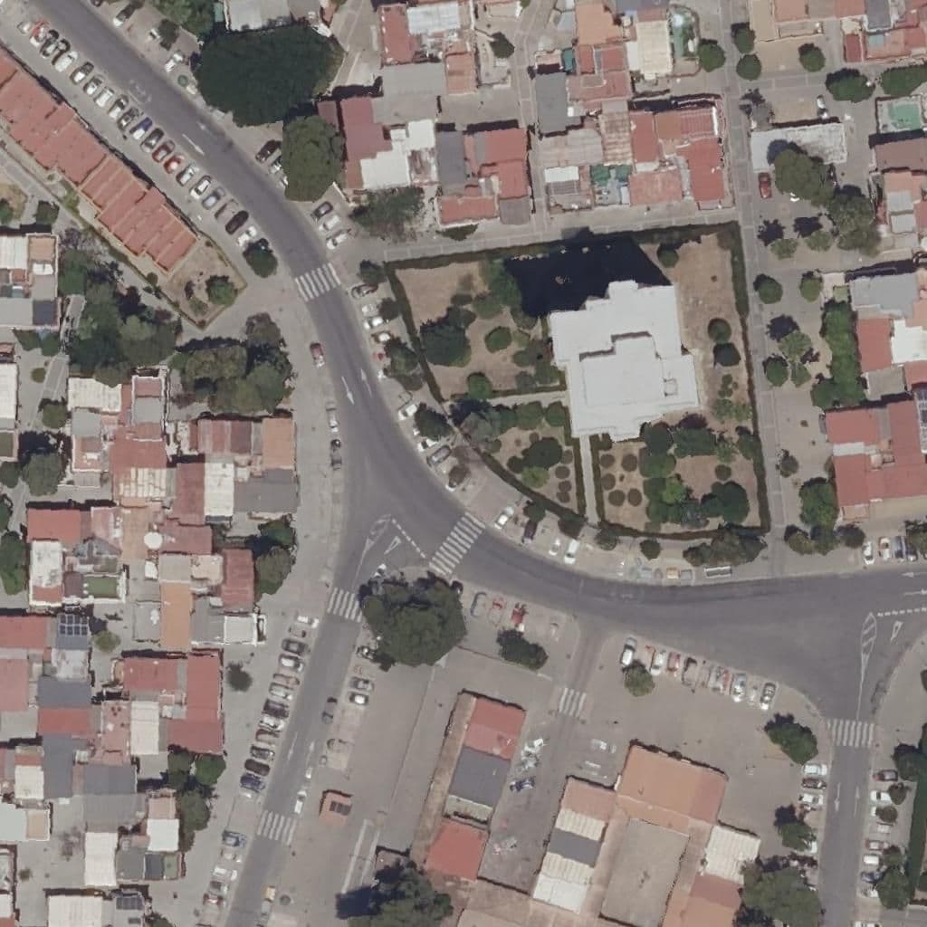 Aerial view of the grounds of Juan Xxiii