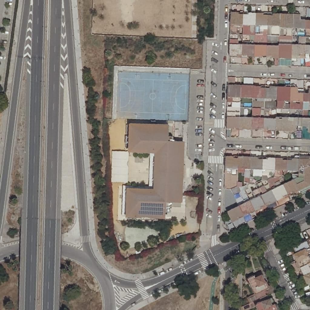 Aerial view of the grounds of Punta Del Verde