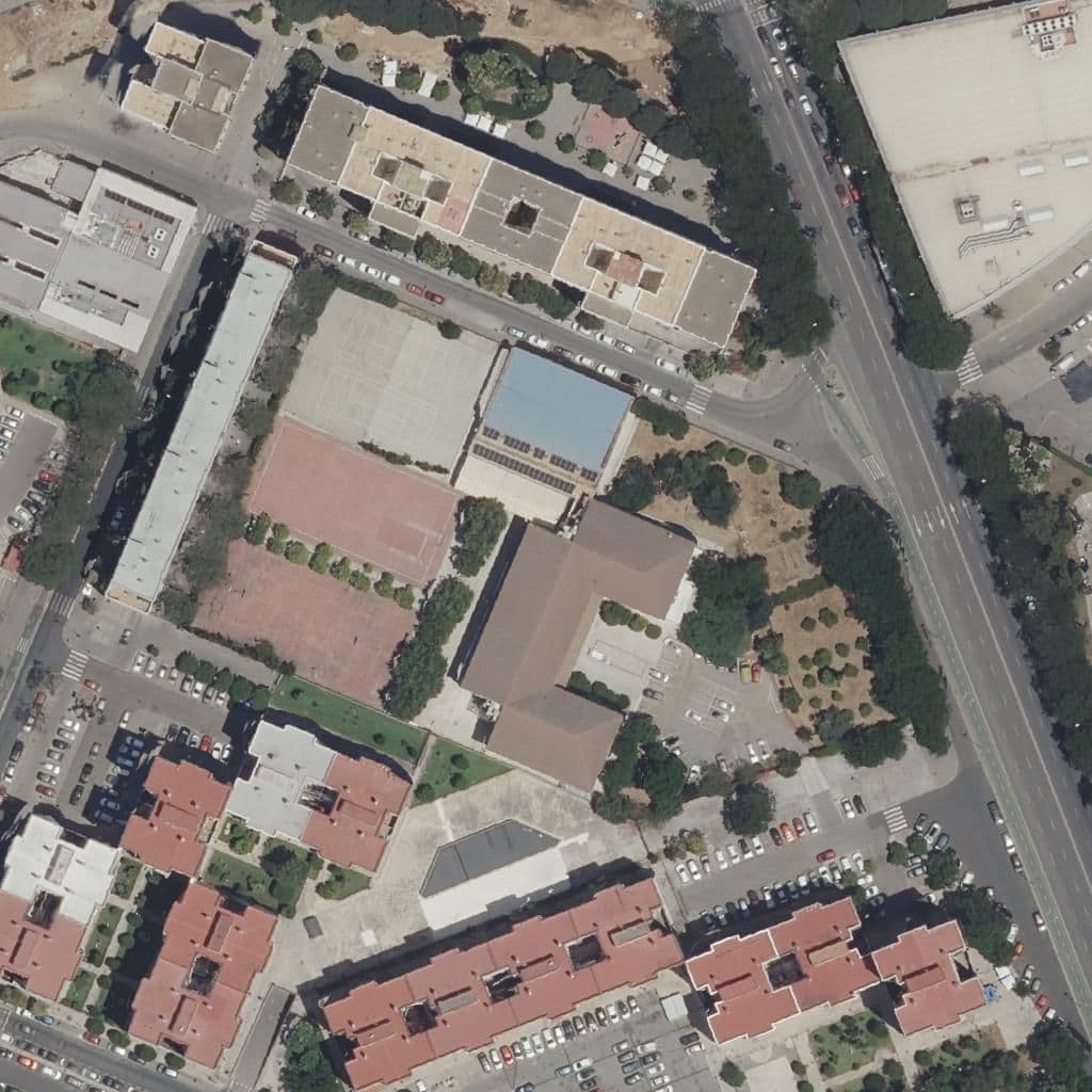 Aerial view of the grounds of Azahar