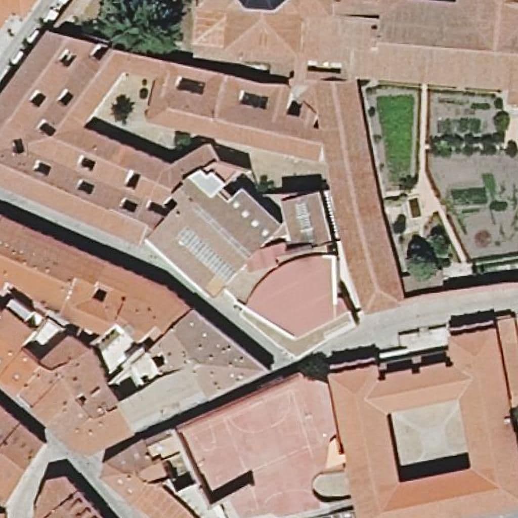 Aerial view of the grounds of Conservatorio De Salamanca