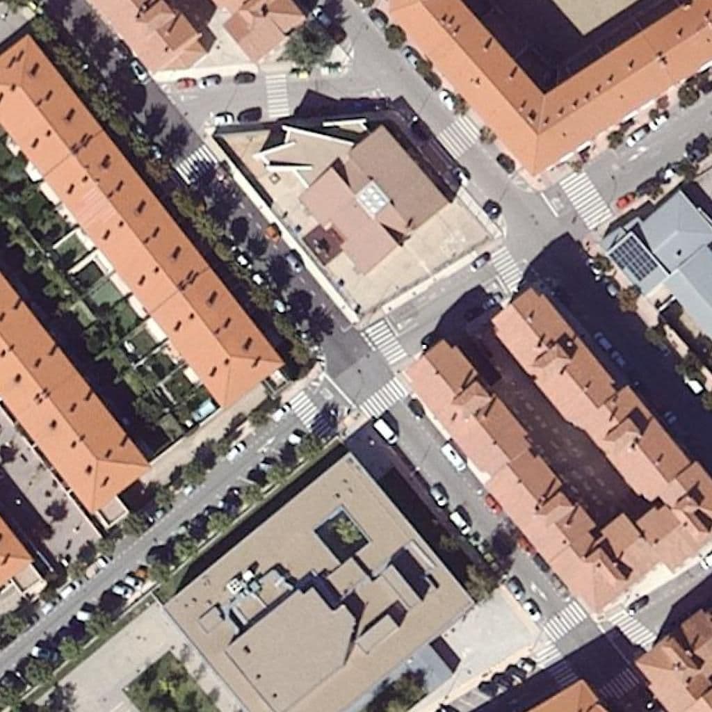 Aerial view of the grounds of Oreste Camarca