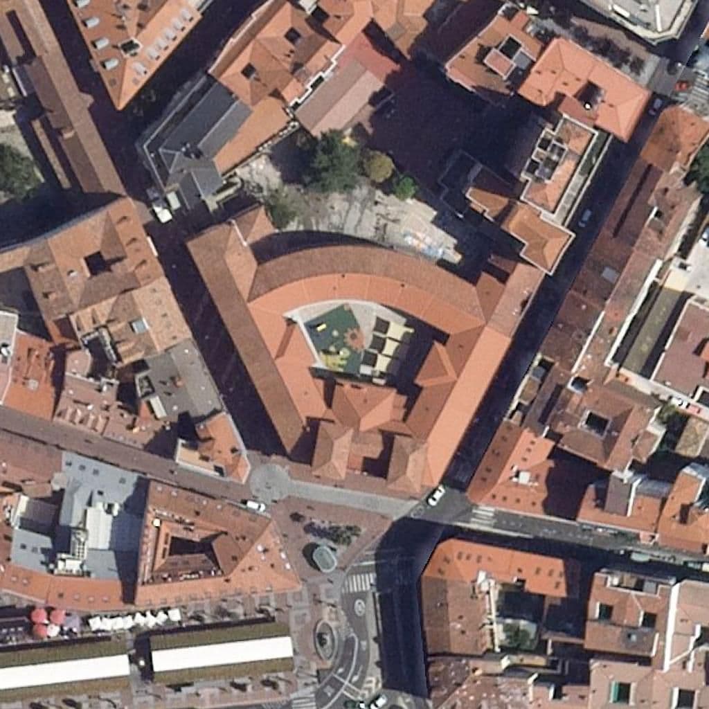 Aerial view of the grounds of Antonio García Quintana