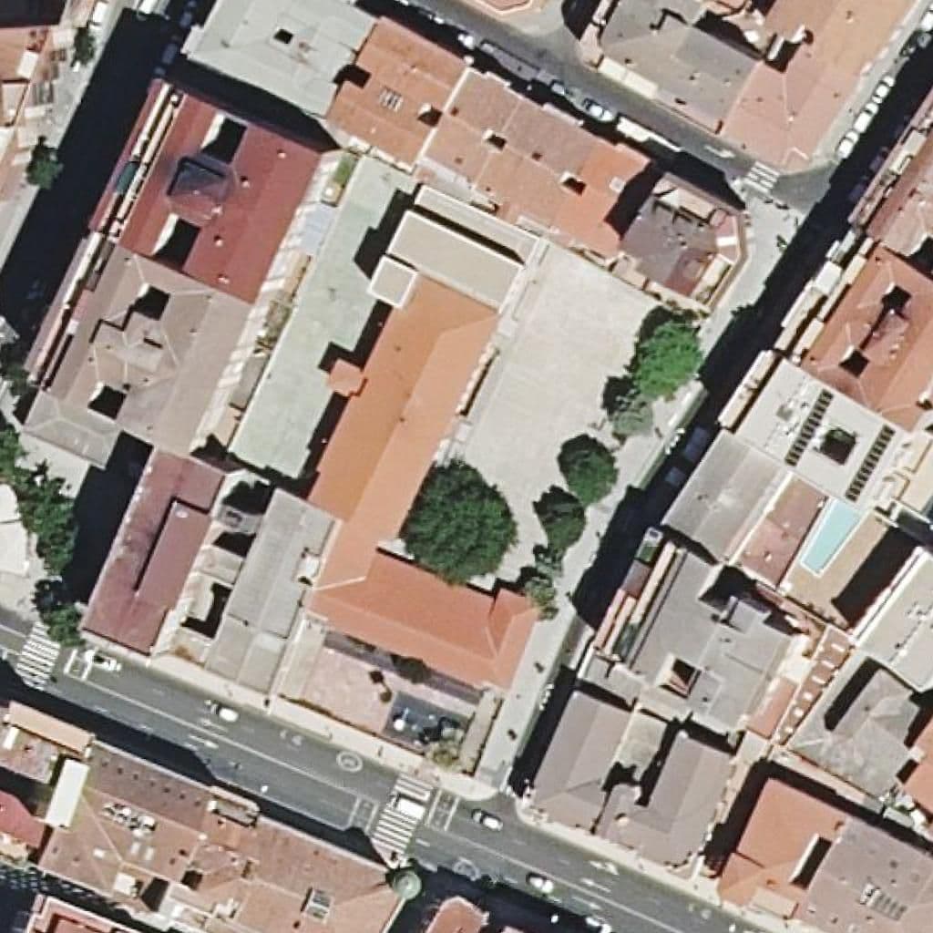 Aerial view of the grounds of Arias Gonzalo