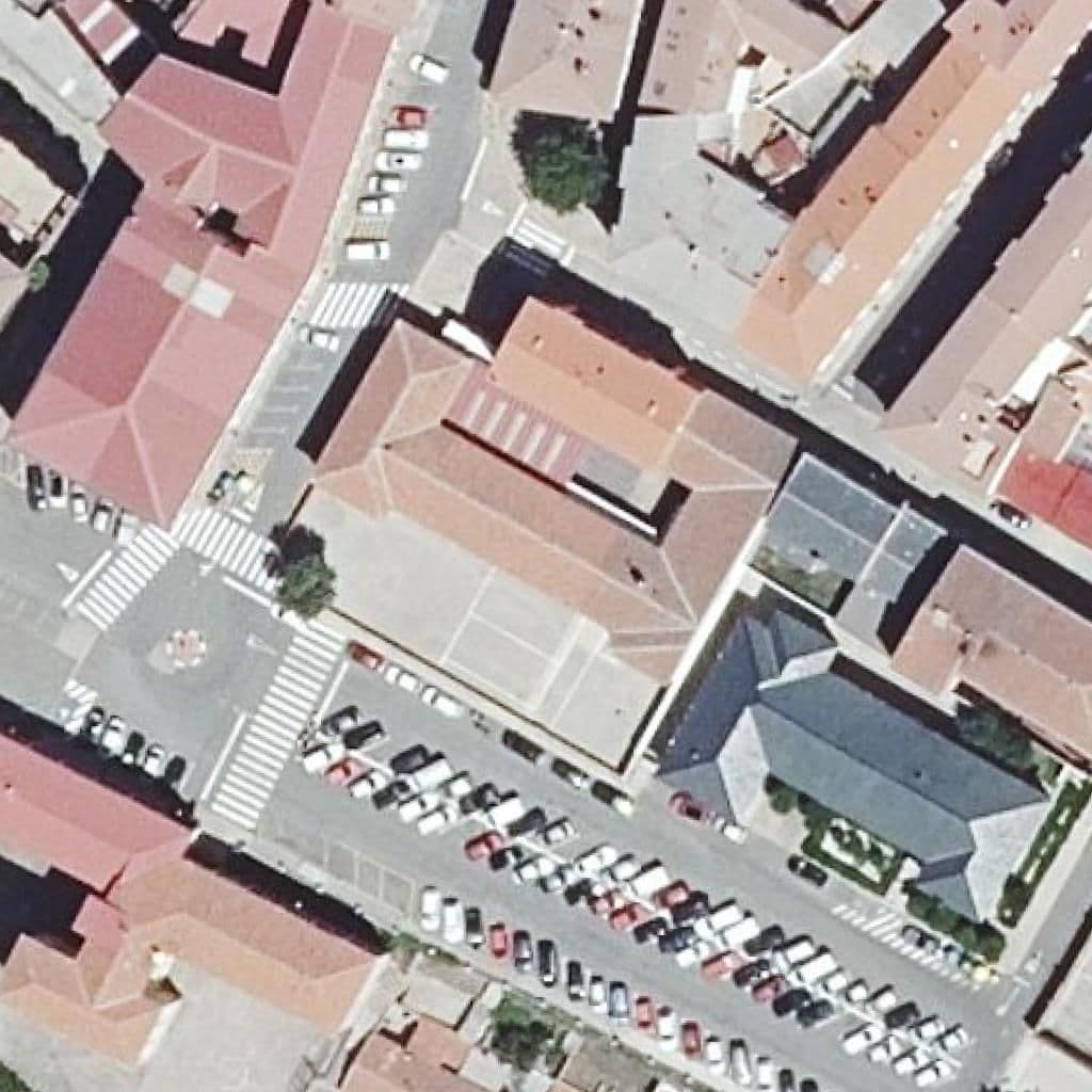 Aerial view of the grounds of Blanco De Cela