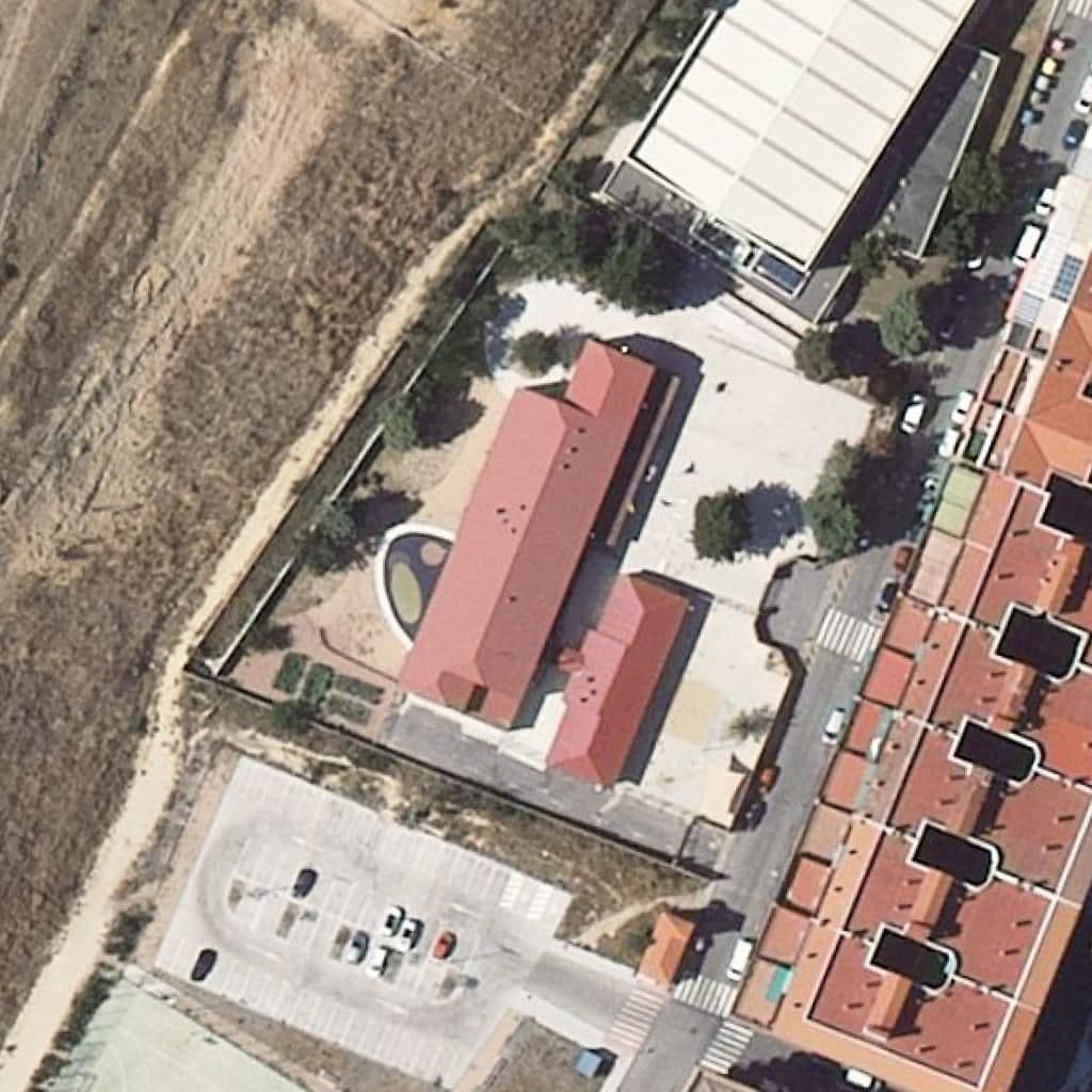Aerial view of the grounds of Carlos De Lecea
