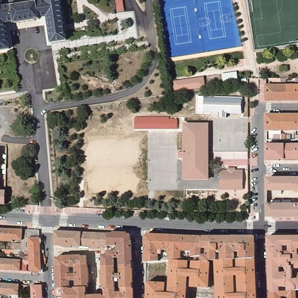 Aerial view of the grounds of Comuneros De Castilla