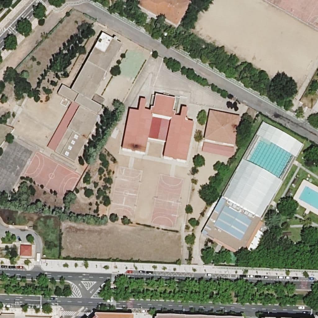Aerial view of the grounds of Félix Rodríguez De La Fuente