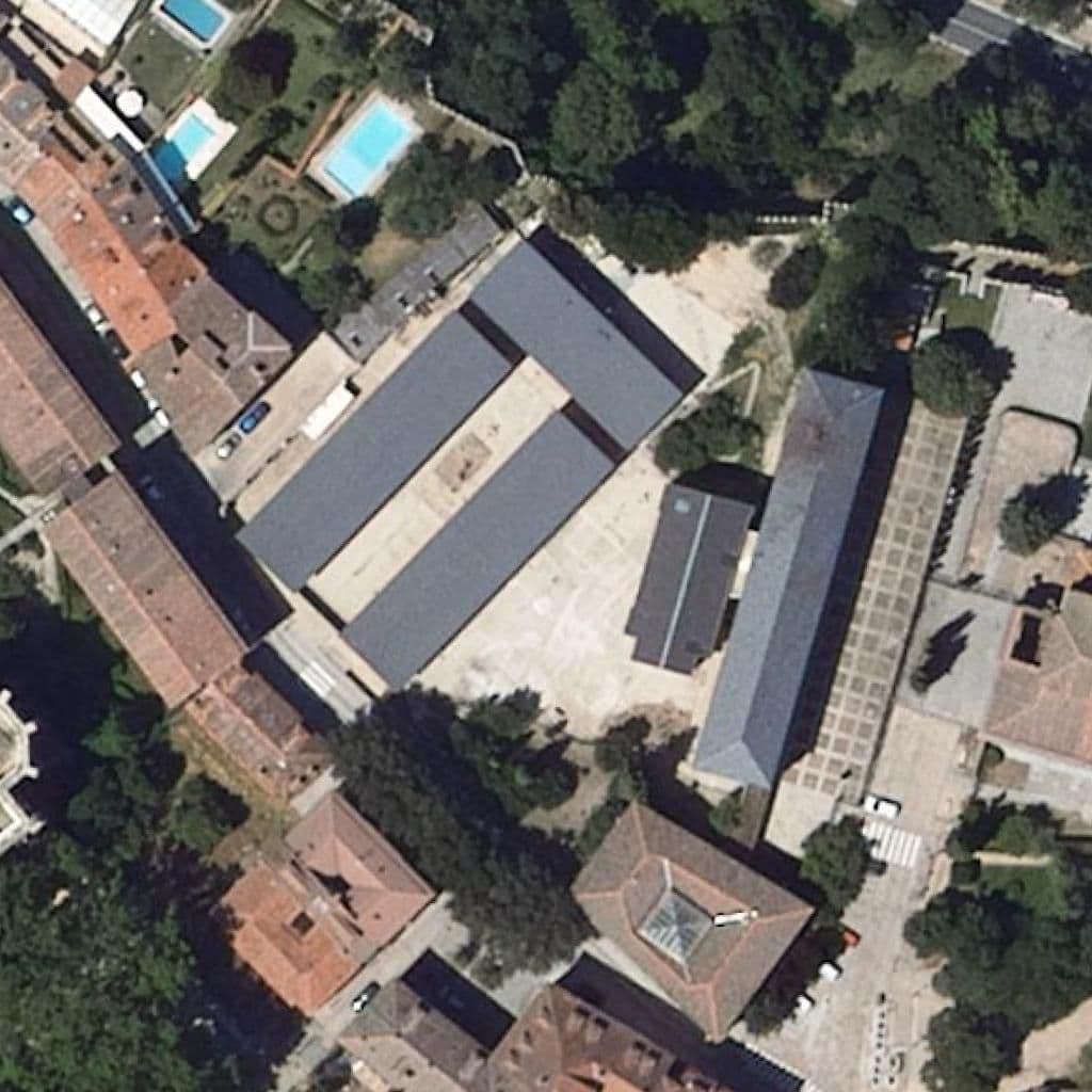 Aerial view of the grounds of Fray Juan De La Cruz