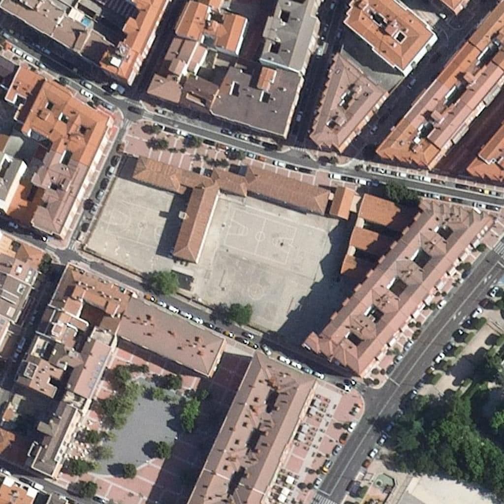 Aerial view of the grounds of Fray Luis De León