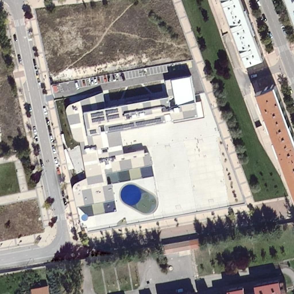 Aerial view of the grounds of Isabel De Basilea