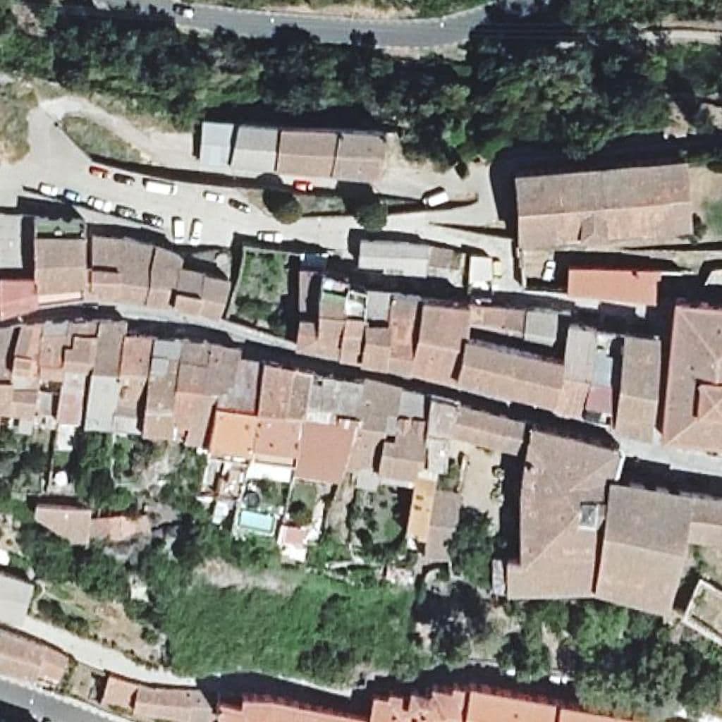 Aerial view of the grounds of La Antigua
