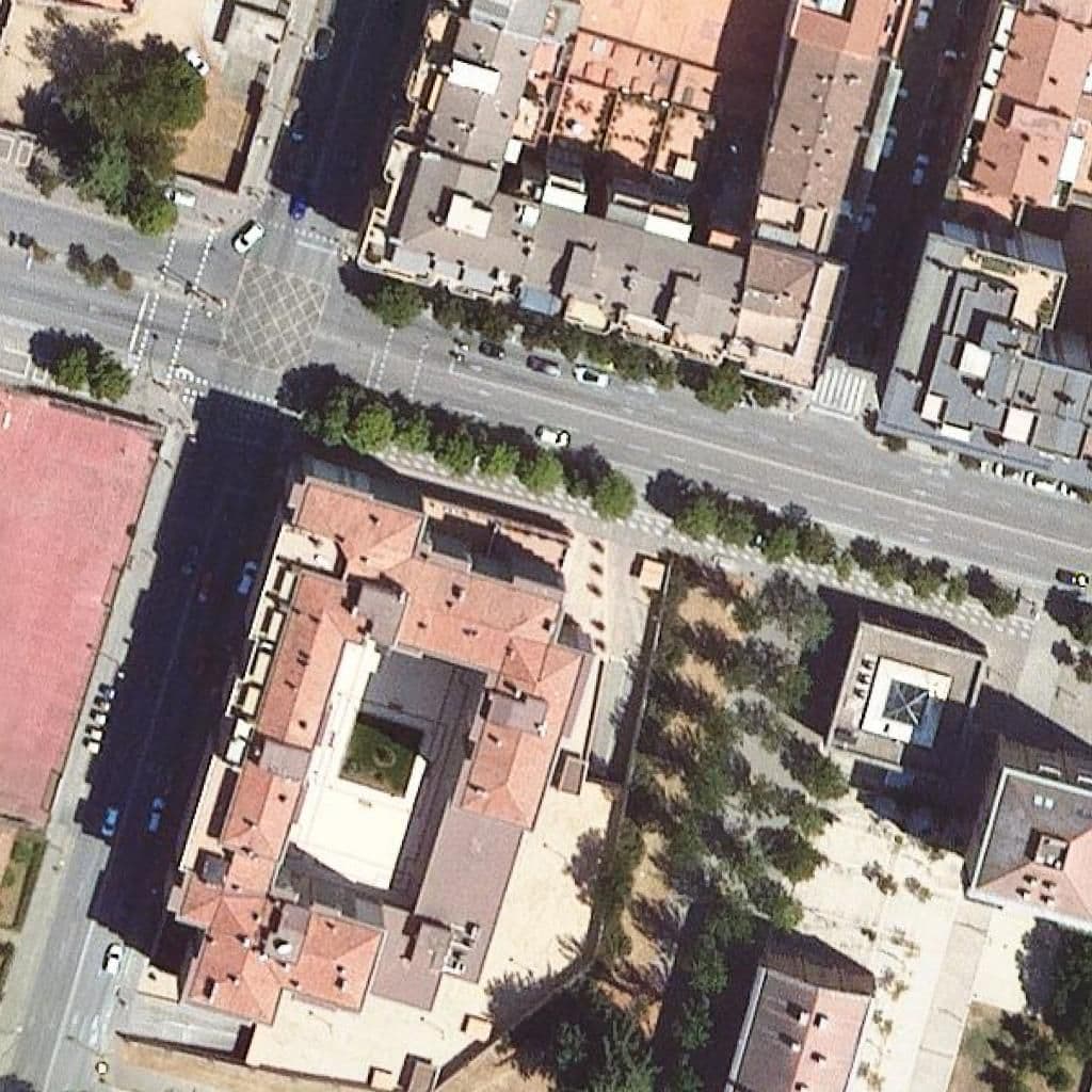 Aerial view of the grounds of Aurea