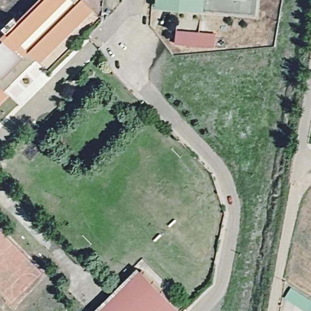 Aerial view of the grounds of Los Salados