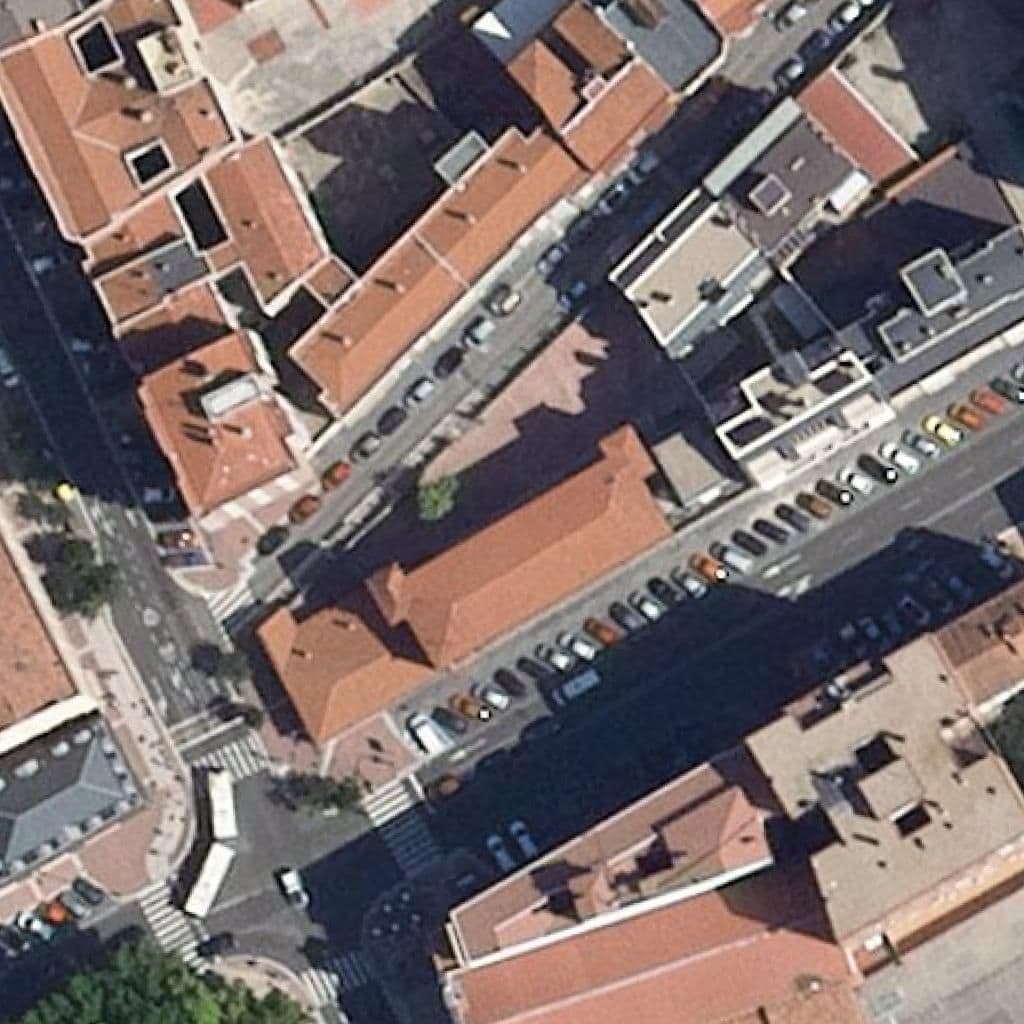 Aerial view of the grounds of Macías Picavea