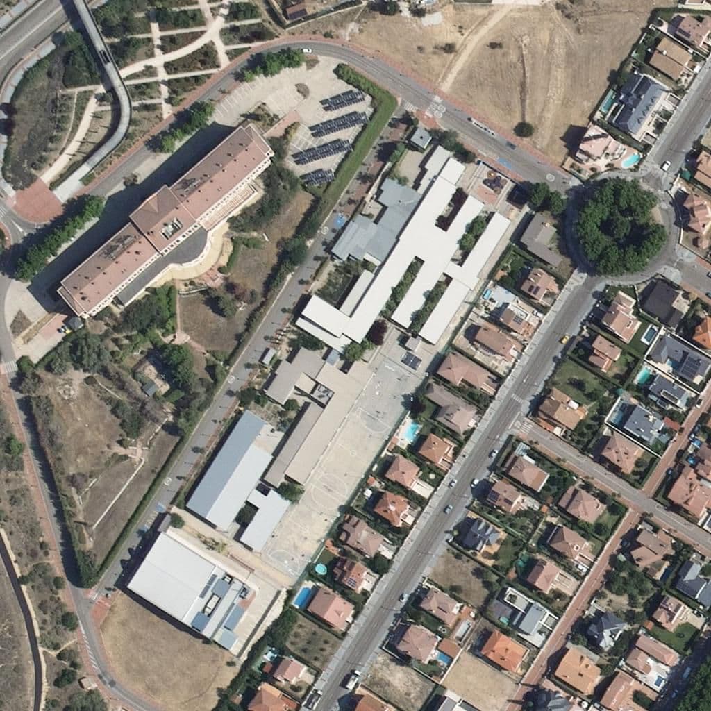 Aerial view of the grounds of Margarita Salas
