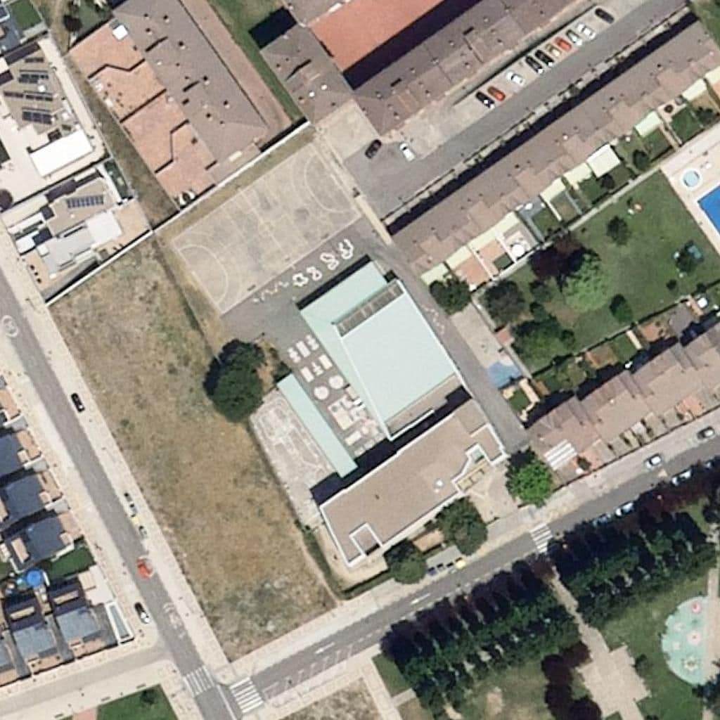 Aerial view of the grounds of Marqués De Santillana