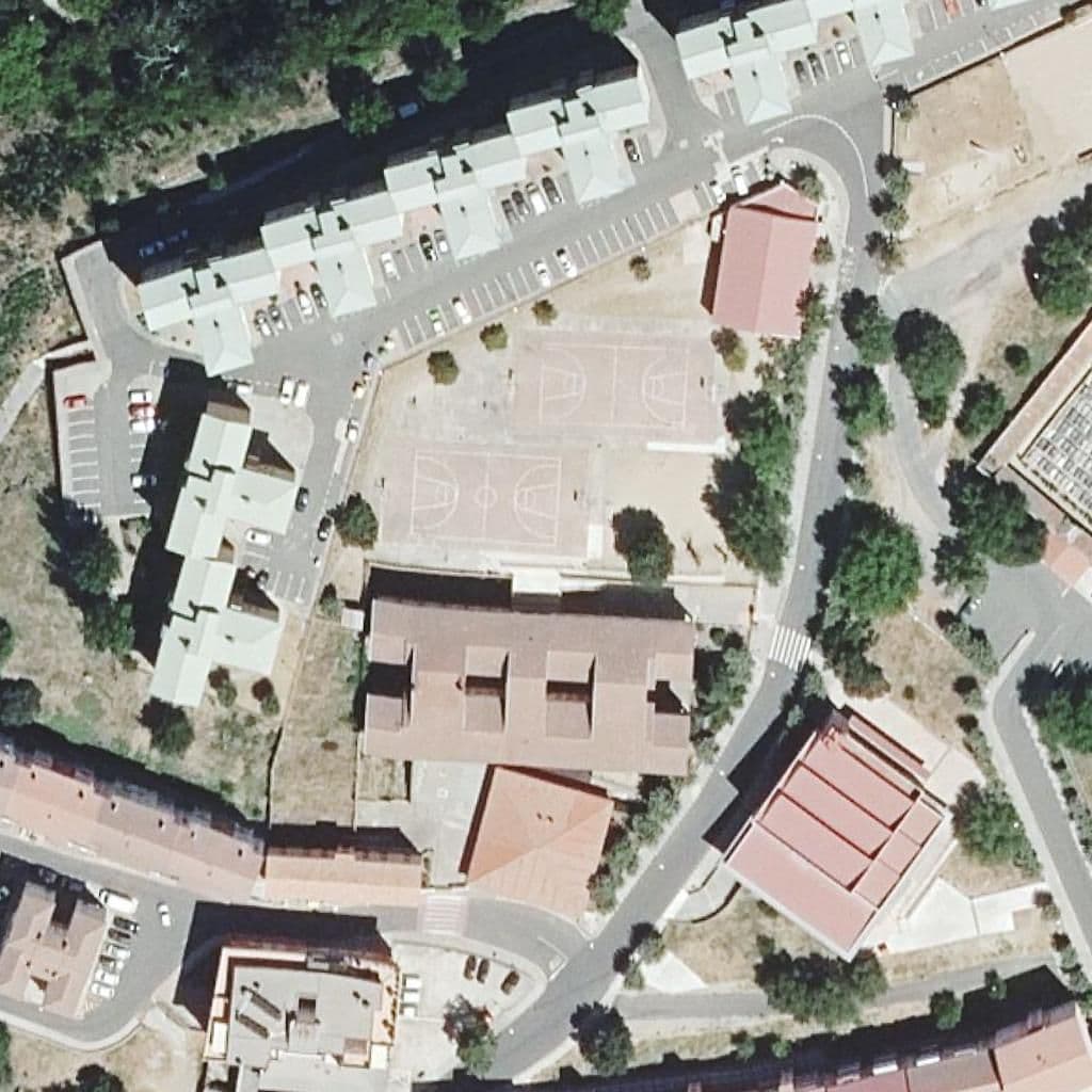 Aerial view of the grounds of Marqués De Valero