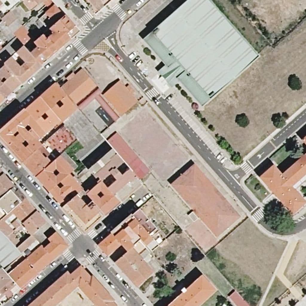 Aerial view of the grounds of Miguel De Cervantes