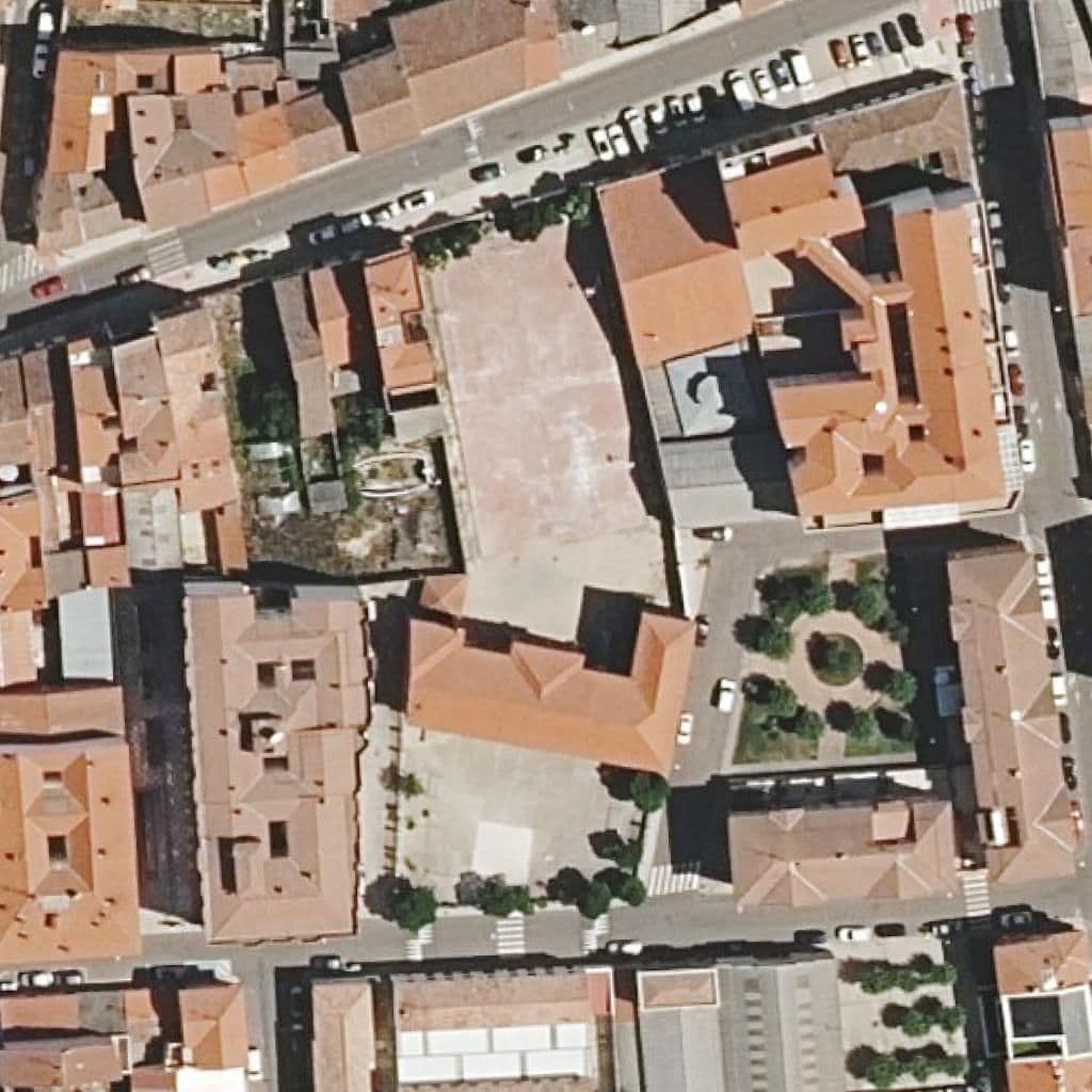 Aerial view of the grounds of Miguel De Unamuno