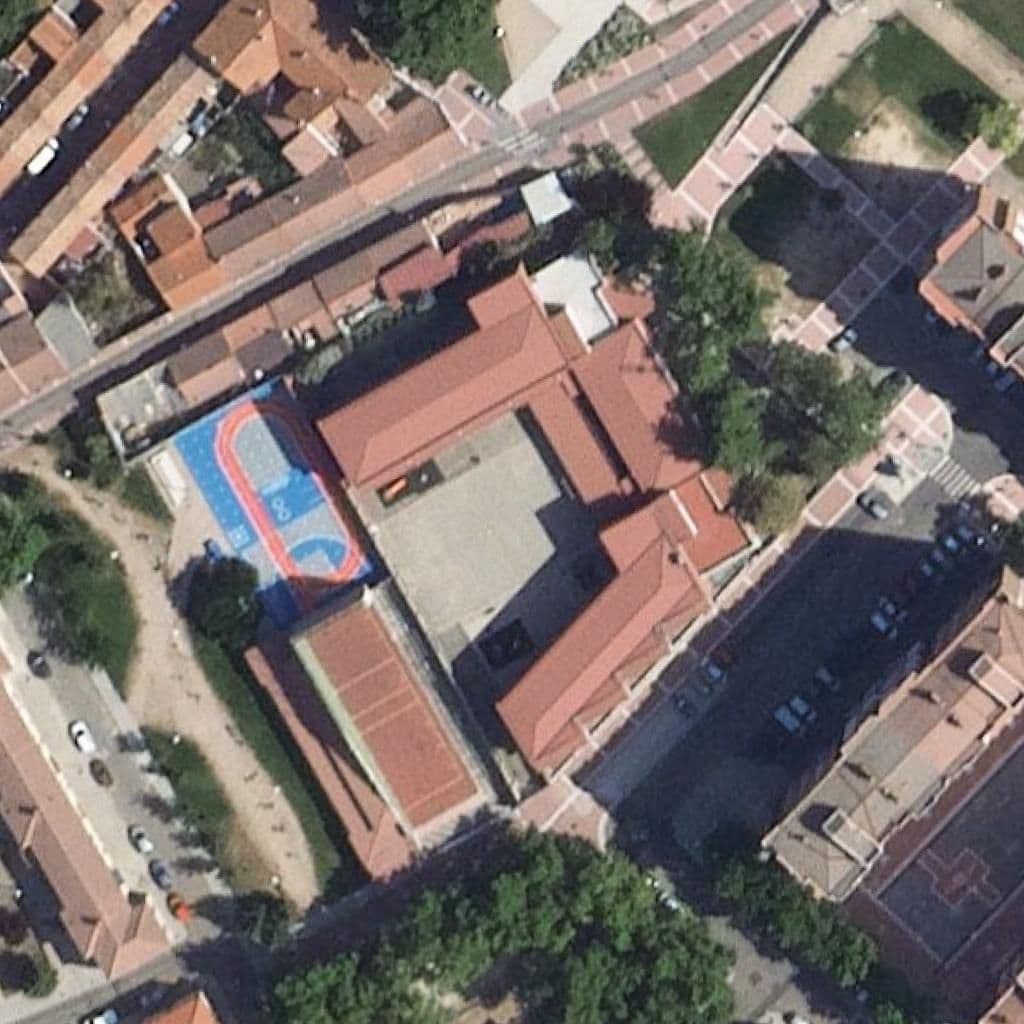 Aerial view of the grounds of Miguel Íscar