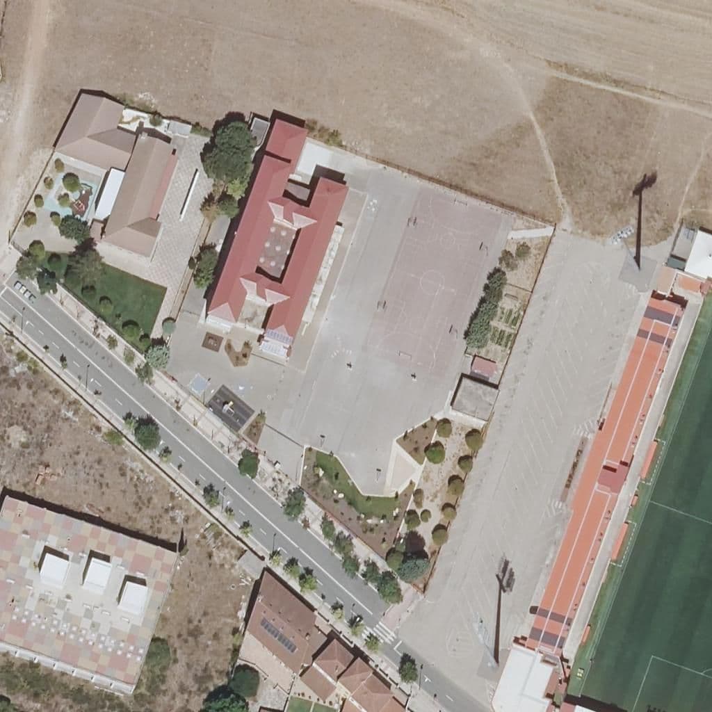 Aerial view of the grounds of Principe De España