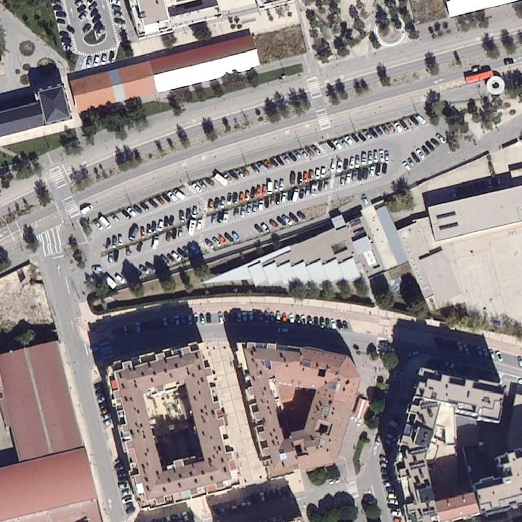 Aerial view of the grounds of Sierra De Atapuerca