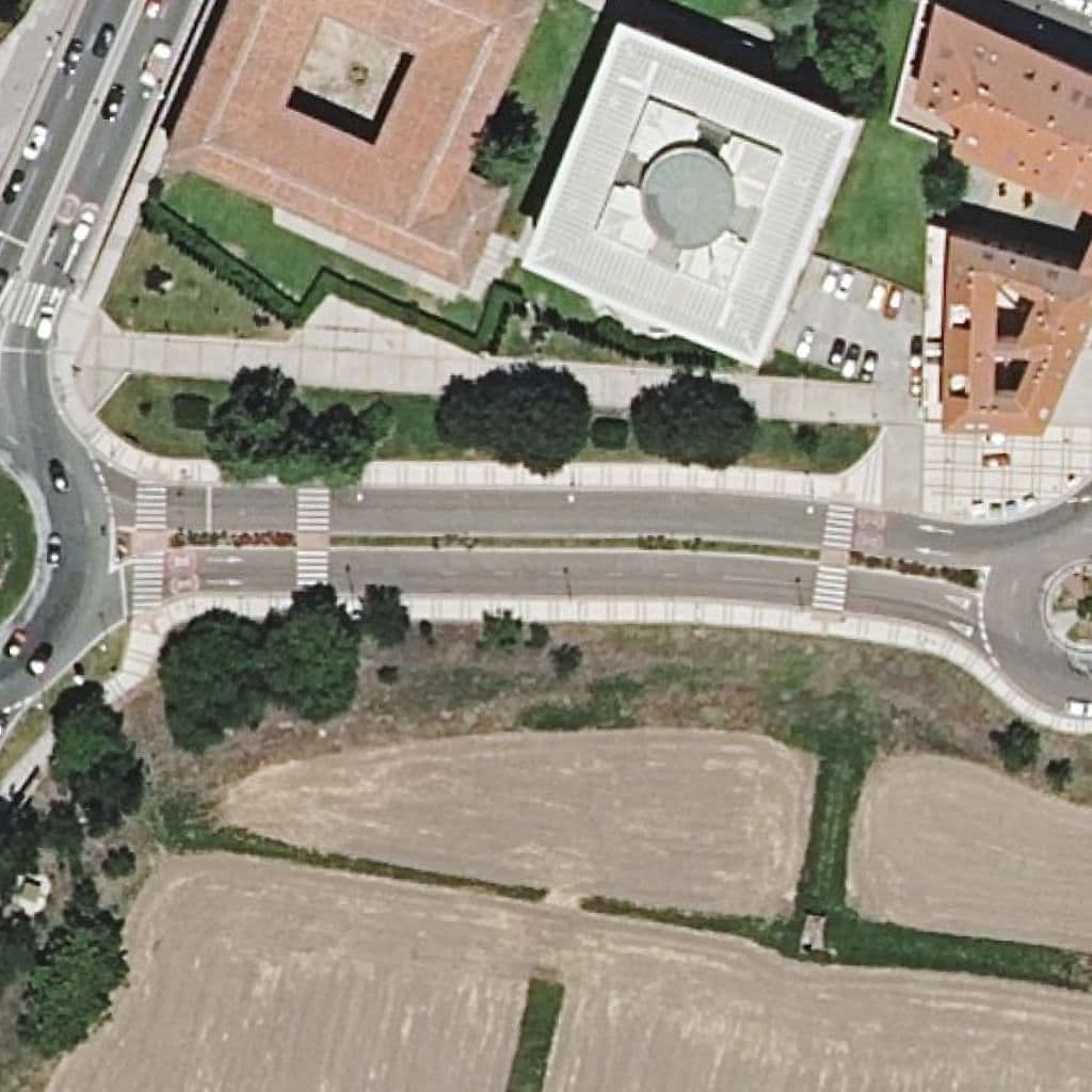 Aerial view of the grounds of Rodríguez Fabrés