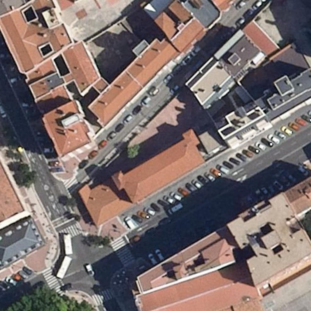 Aerial view of the grounds of Amor De Dios