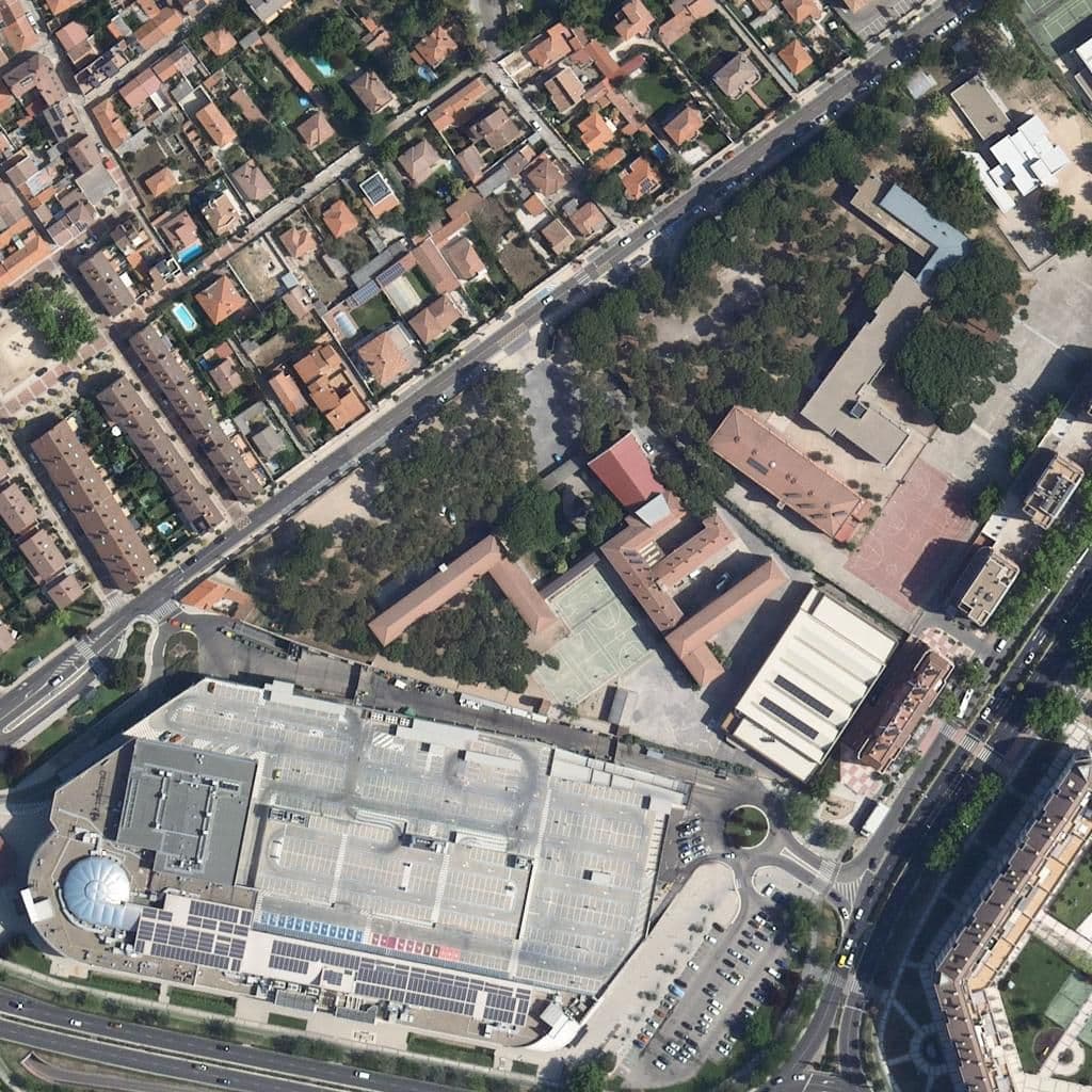 Aerial view of the grounds of Apostolado Del Sagrado Corazón De Jesús
