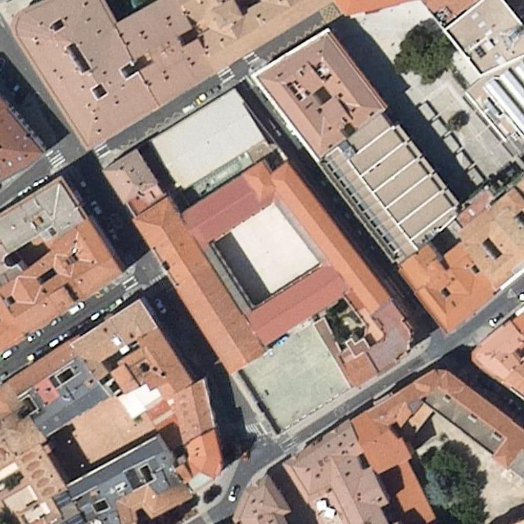 Aerial view of the grounds of Blanca De Castilla