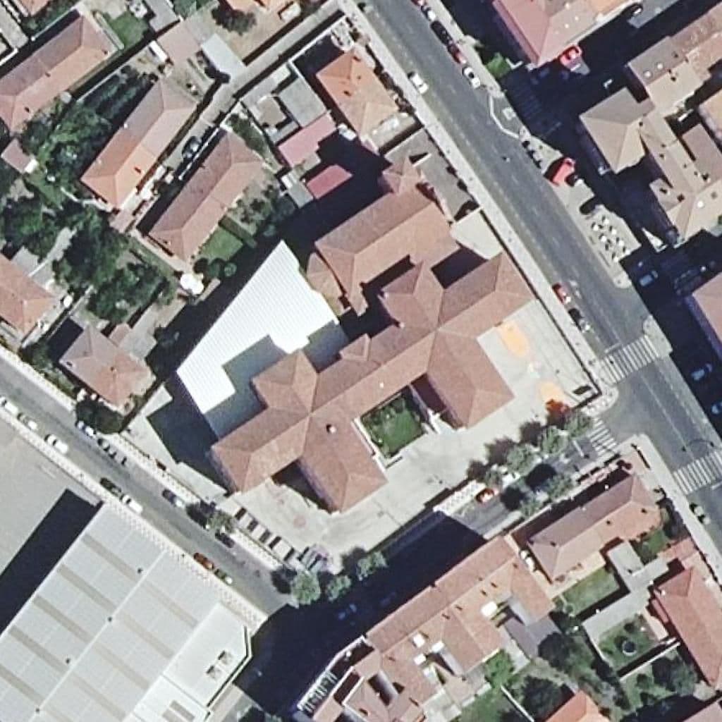 Aerial view of the grounds of Divina Pastora