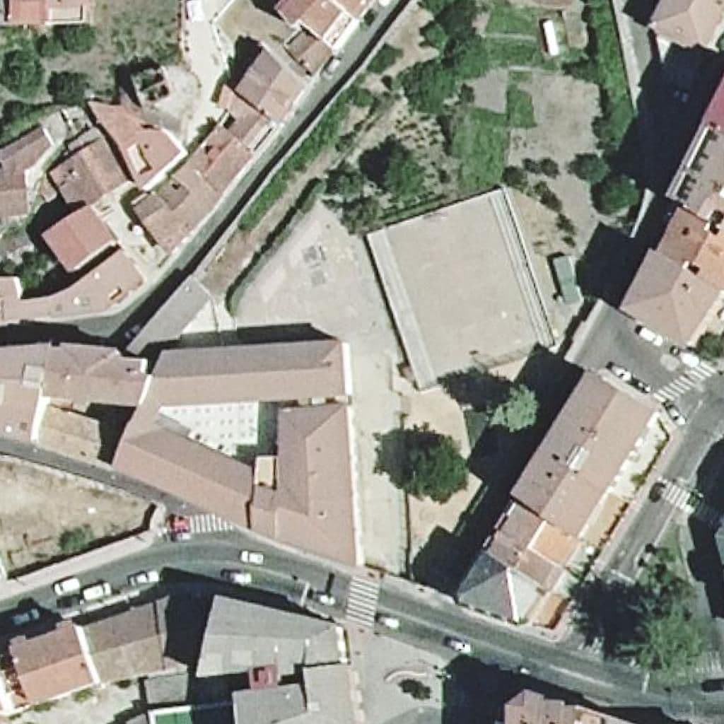 Aerial view of the grounds of Divina Pastora