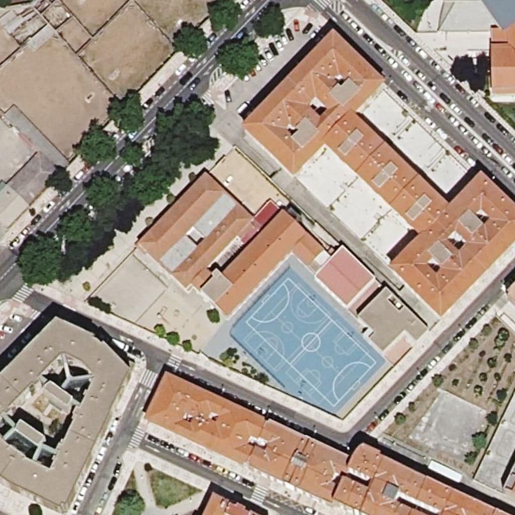 Aerial view of the grounds of Divino Maestro