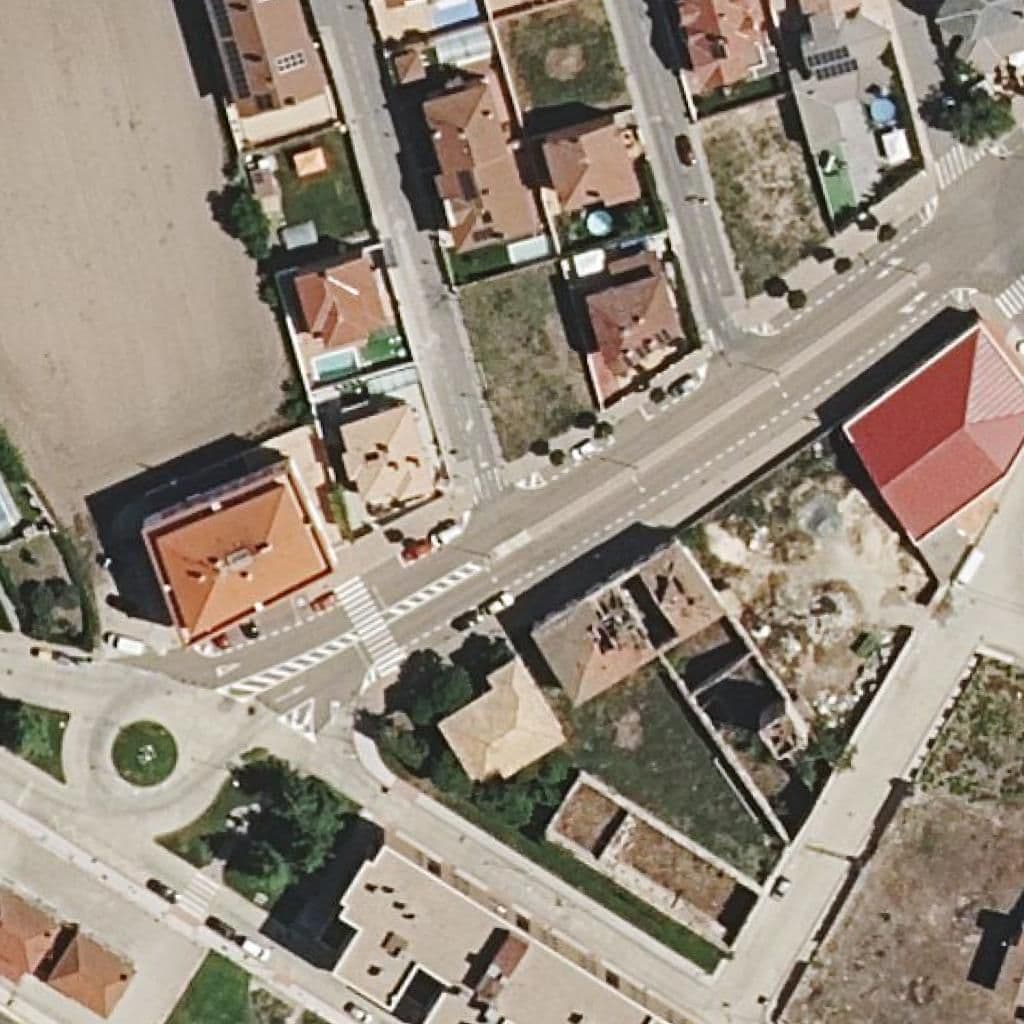Aerial view of the grounds of La Encarnación