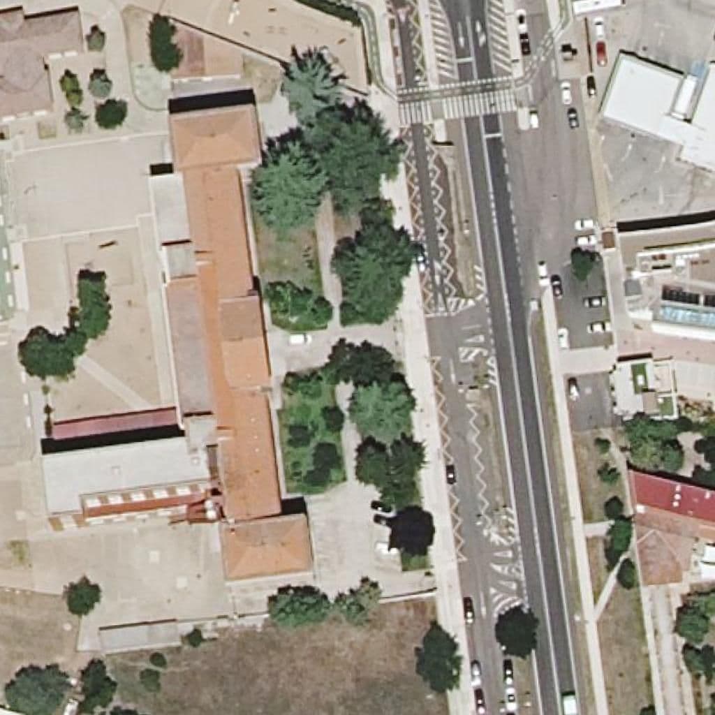Aerial view of the grounds of Santa Teresa De Jesús