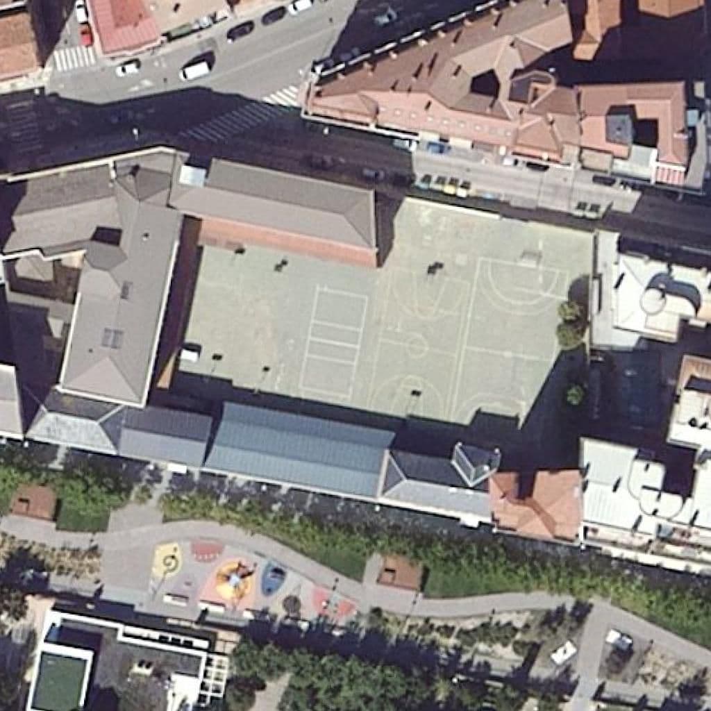 Aerial view of the grounds of Santa Teresa De Jesús
