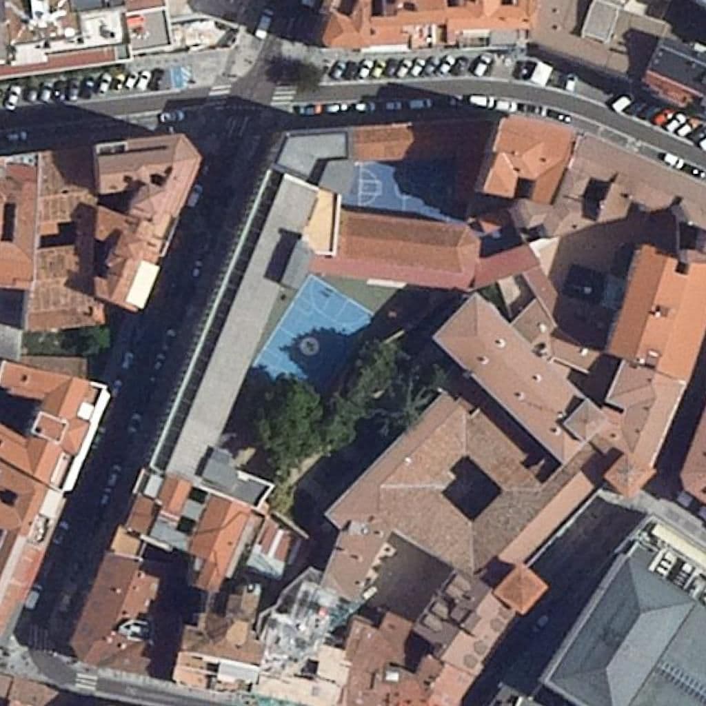 Aerial view of the grounds of Santa Teresa De Jesús