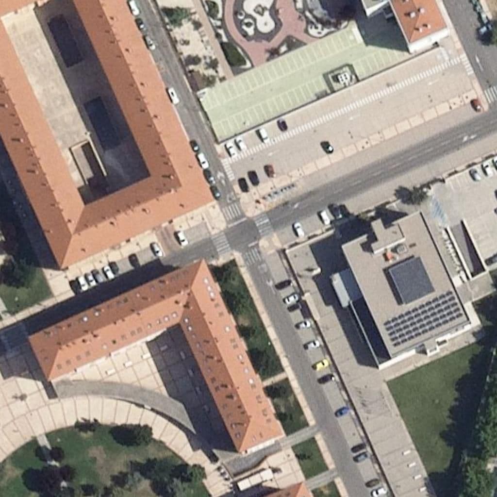 Aerial view of the grounds of Centro Privado De Formación De Fútbol Y Fútbol Sala De La F.c.y.l.f