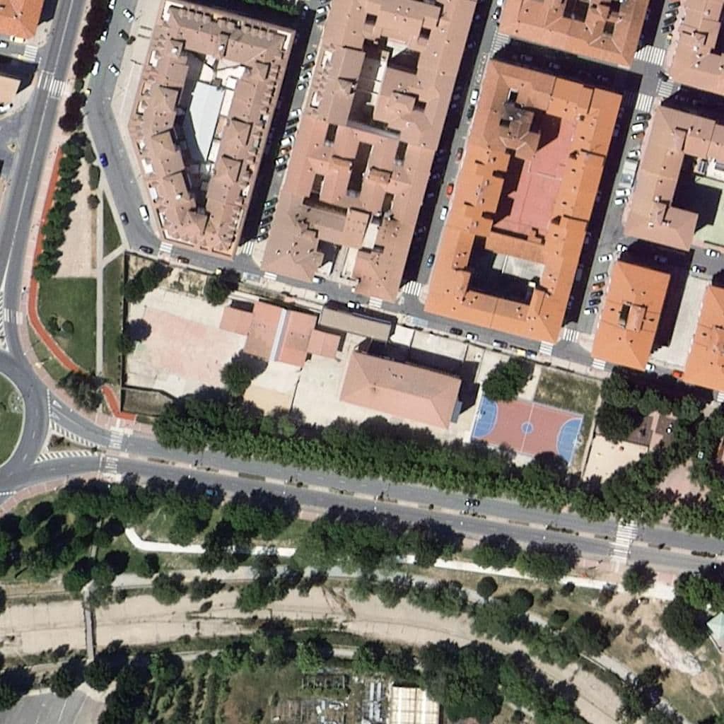 Aerial view of the grounds of All Sports Hípica