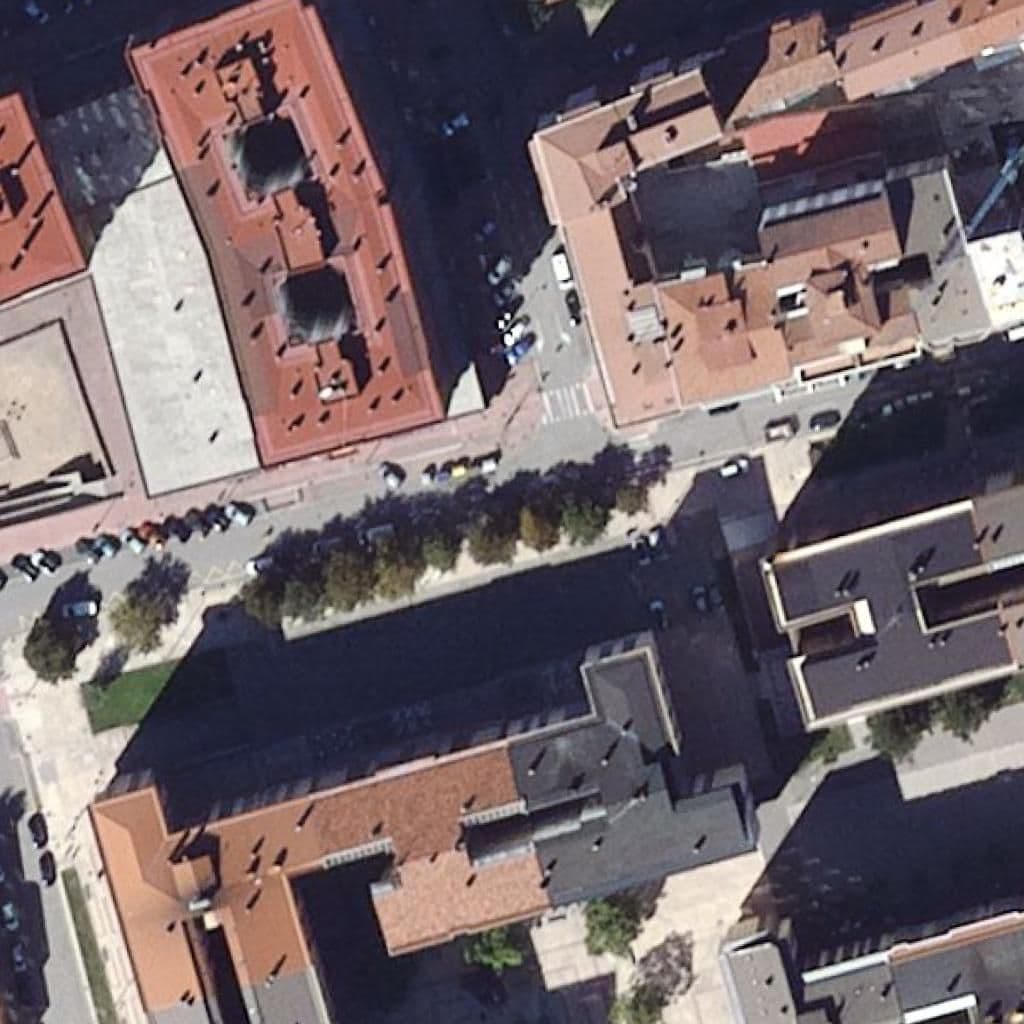 Aerial view of the grounds of Lúber