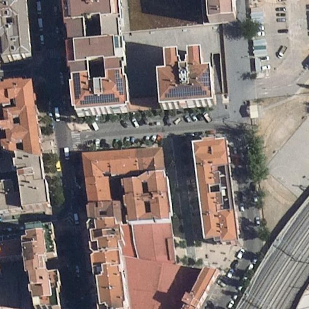 Aerial view of the grounds of Modulando